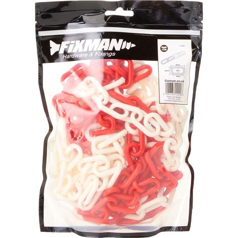 Fixman 615292 Catena, Bianco, 6 mm x 5 m