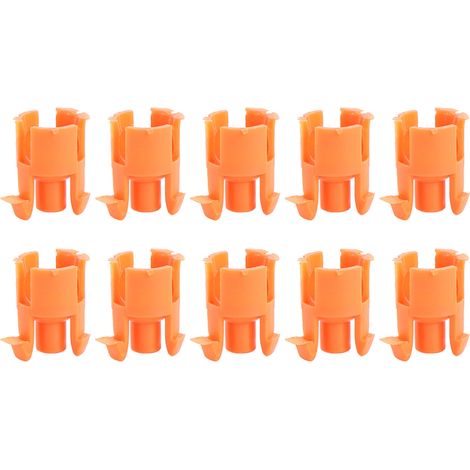 Kit de Clips de boucles de maître-cylindre de pompe d'embrayage, 10 pièces, remplacement 9676534480 pour Elysee c-elysee C2 C3 C4 C5 C6 Orange (1/5)
