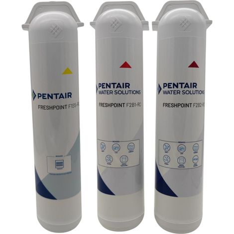 Lot De 3 Cartouches De Remplacement Pour Filtre Pentair Freshpoint F2000-b2b Et F2000-b2m à 3 étapes (1/5)
