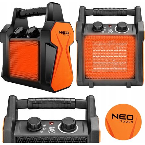 Riscaldatore elettrico in ceramica PTC, 2 kW, nuovo modello (1/5)