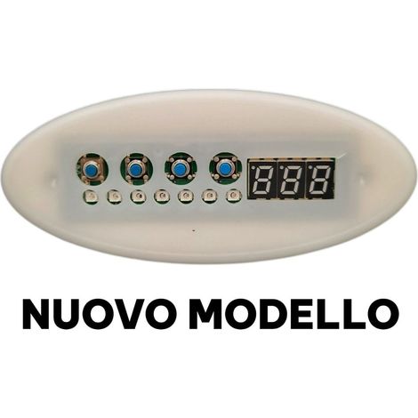 Ricambio mascherina + display LED 4T P+L+U+D Jacuzzi 431102001+224030540 (1/2)