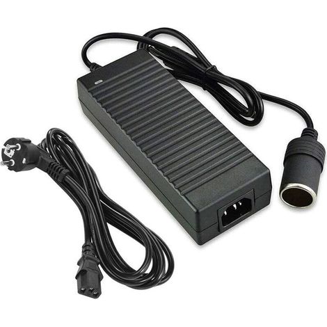 220V à 12V10A prise allume-cigare de voiture convertisseur de puissance domestique aspirateur de voiture adaptateur de réfrigérateur (1/4)