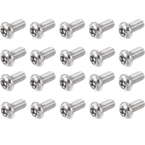 20Pcs M6x12mm Torx Sécurité Machine Vis 304 Acier Inoxydable (1/5)