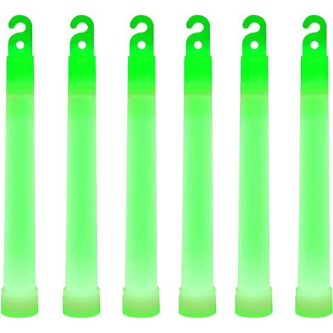 Bâton Lumineux - 30 Pièces - Luminescence Verte 360° - Durée 12 Heures - Étanche Non Toxique - Pour Camping Survie Urgence