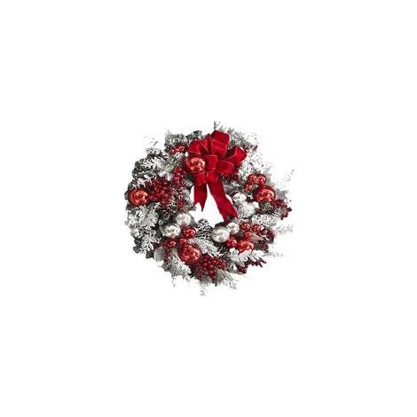Couronne de Noël artificielle de 35cm, couronne de Noël extérieure pour porte d'entrée, décoration de joyeux Noël pour fête de Noël, ornements de porte, sans plumes, non électrique