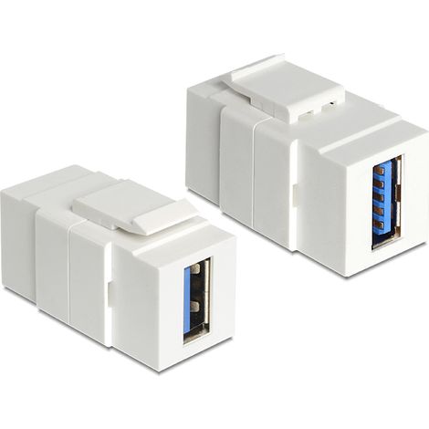 Delock keystone module usb 3.0 a female  usb 3.0 a female