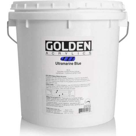 Peinture Acrylique - Golden - Bleu Outremer S2 - 3,78 L - Mixte - Expédié de France