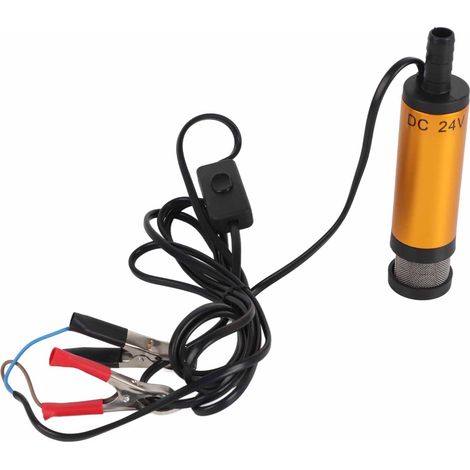 Pompe de transfert submersible Toivize 24V - Alliage aluminium, 12L/min, 60W, pour carburant eau huile (1/5)