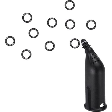 10 juntas tóricas de goma para limpiador a vapor Karcher SC2 SC3 SC4 SC5 CT10 (negras)