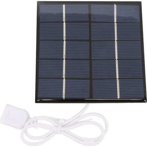 Ortviai Panneau Solaire Portable 1,2 W 5 V pour Téléphone et Power Bank – Silicium Polycristallin (1/5)