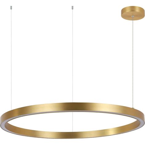 Lampada a sospensione Midway grande LED 40W oro Ø80,8 (1/5)