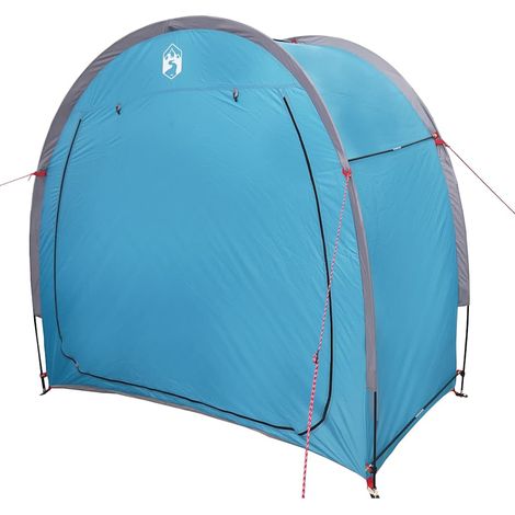 Tente de rangement pour vélos avec toit Bleu 210 x 90 x 174 cm (1/5)