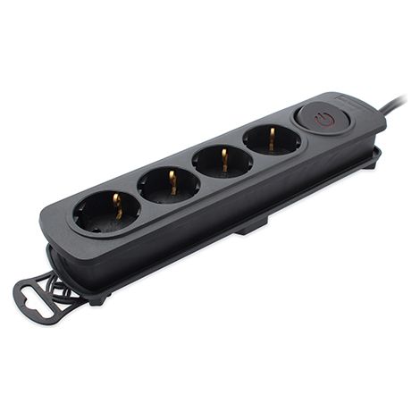 Regleta Enchufes 4 Tomas con interruptor TM Electron 3680 W (1/4)