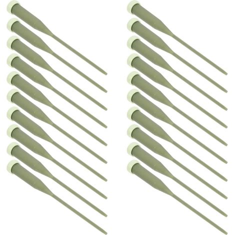 INOOMP Lot de 100 tubes à eau en plastique avec bouchons , 145 mm , pour tiges fleurs , l'arrosage e
