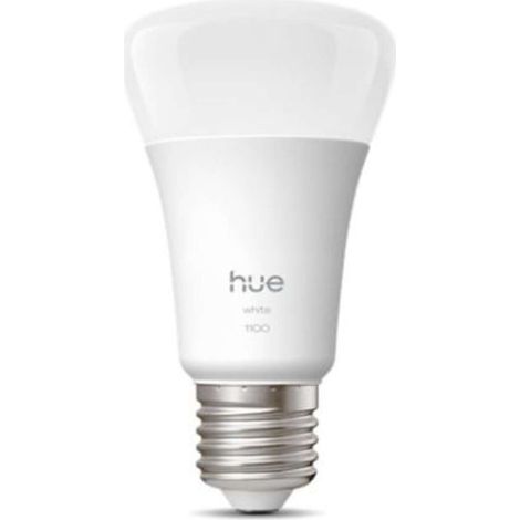Lampadina LED connessa A60 - PHILIPS HUE - Luce bianca calda - 2700K - Attacco E27 - 9,5 W - 1100 lumen (1/4)