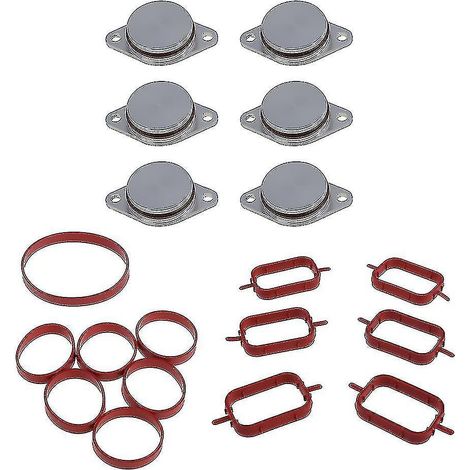 Kit de suppression de volets de turbulence 6x avec joints d'admission (1/5)