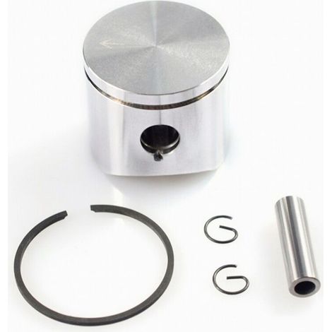 Ensemble piston [Ajustement précis] pour tronçonneuse Husqvarna 137 (38 mm) - Spécifications d'origine pour une réparation haute performance et des performances optimales (1/3)