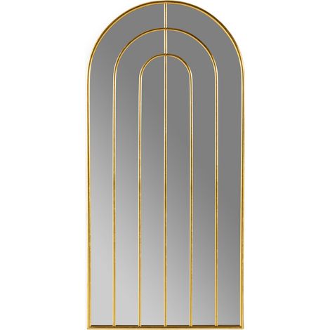 Miroir 72x2x150 Métal Doré (1/4)
