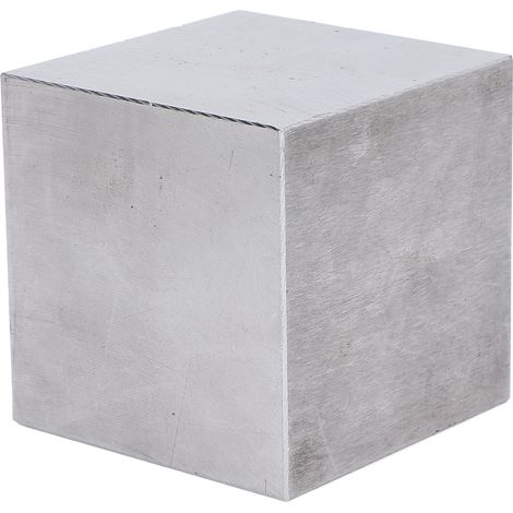 Bloc de travail pour bijoutier, enclume plate en métal trempé pour la fabrication de bijoux et le poinçonnage, 7,1 x 7,1 x 7,1 cm (1/5)