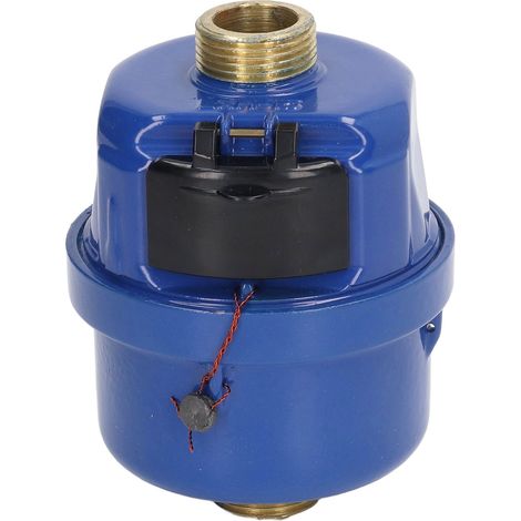 Compteur d'eau froide volumétrique à piston rotatif DN15 1/2'' pour jardin et usage domestique (1/5)