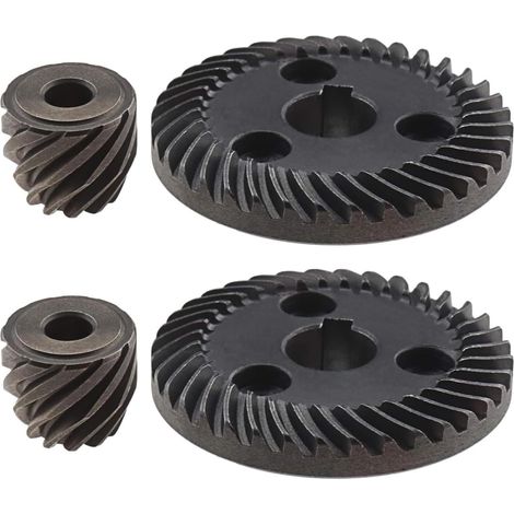 2 Sets 36 Teeth 11 Teeth Spiral Angle Grinder Compatible with 9553-9555 9557 9558 Replacement Part (1/5)