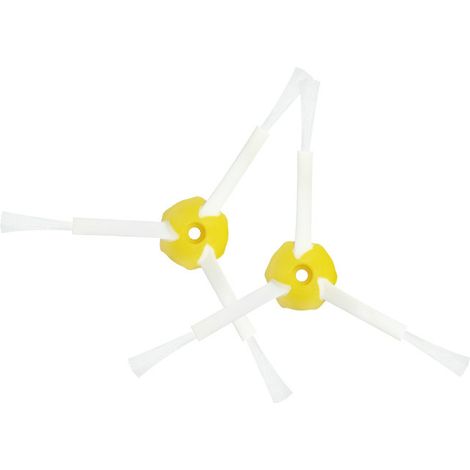 Compatible avec le kit de brosses latérales iRobot Roomba (lot de 2) - séries 500/600/700, accessoire pour aspirateur robot. (1/4)