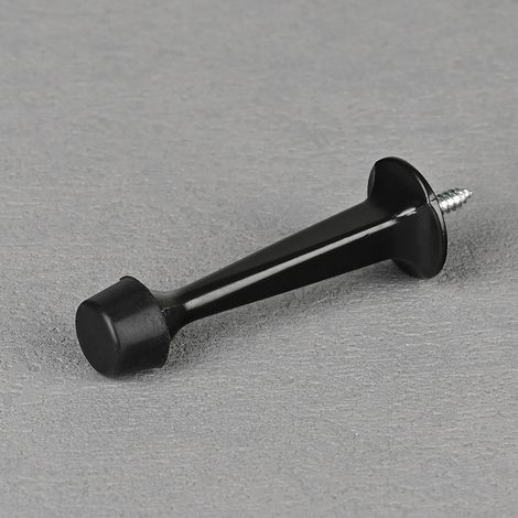 Butée de porte robuste en alliage de zinc avec embout en caoutchouc souple durable pour protéger les murs et les portes (1 paquet) (1/5)