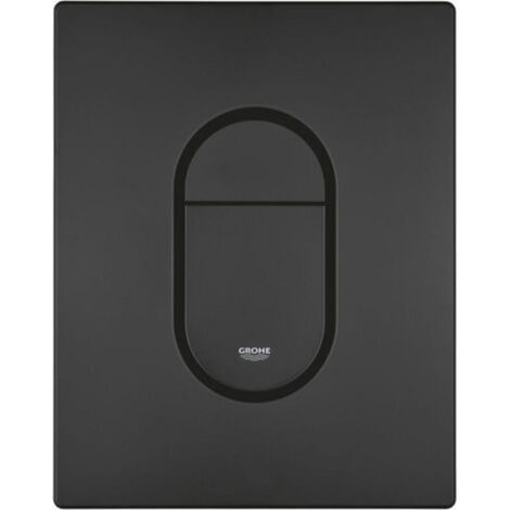 Grohe Arena Cosmopolitan - Plaque de commande WC, noir fantôme 38844KF0 (1/3)