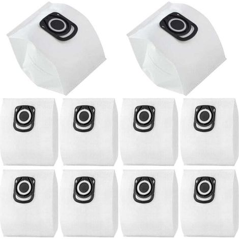 Lot de 10 sacs d'aspirateur - Pour Rowenta Hygiene + ZR200520 ZR200720, Pour Silence Force Compact Power X-Trem Power (RO64xx RO63xx RO68xx RO39xx)- Sac d'aspirateur