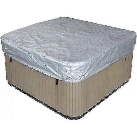 Protection carrée pour spa extérieur (10 tailles disponibles) - JZ-24024085cm-argent (1/4)