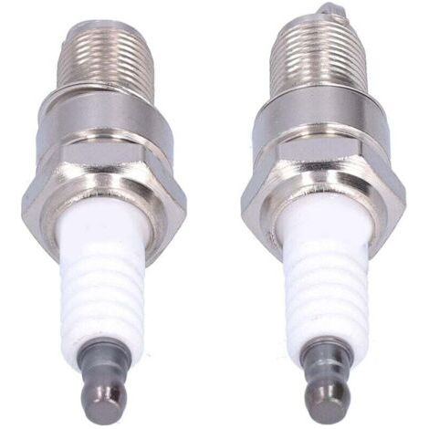 Lot de 2 bougies d'allumage F6RTC pour MTD 95110292 75110292 Torch Engine 131039 Tondeuse à gazon (1/4)
