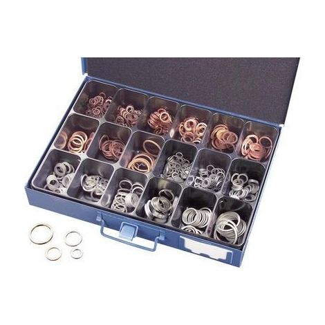 Kit de sellado na din 7603 cobre aluminio 650 pcs