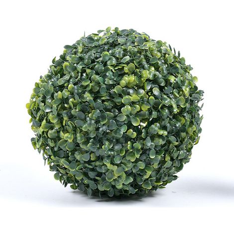 1 Boule Topiaire Artificielle Résistante UV Décoration Faux Buis Extérieur Intérieur Jardin Balcon Mariage (1/5)