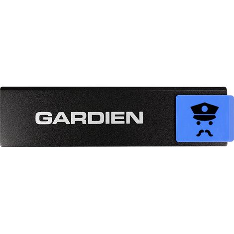 Plaque de porte Gardien - Europe design 175x45mm - 4260457