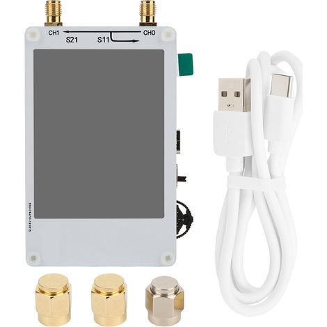 Kit analyseur de réseau vectoriel 2,8 pouces, mesureur d'antenne portable, mesure de spectre de signal, kit de test (1/5)