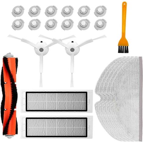 Pour Xiaomi Roborock S5 S50 S51, filtre HEPA côté principal et chiffon de nettoyage
