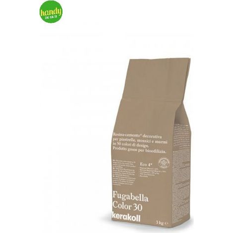 Kerakoll Stucco per Fughe Fugabella Color KK 151 Marrone 3 kg - Resina-Cemento