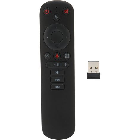 G50S Drahtlose Fernbedienung mit IR-Lernfunktion und Sprachsteuerung für TV-Boxen und PCs, eingebautes Gyroskop (1/5)
