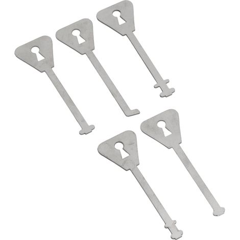 5 clés universelles pour remplacer les clés de serrures Warded Skull. (1/5)