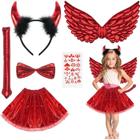 Robe tutu de princesse licorne pour fille, Lot de 4 Serre-tête coloré avec ailes, tutu, jupe arc-en-ciel, Fée Baguette, Pour fête d'anniversaire, Halloween, carnaval, licorne