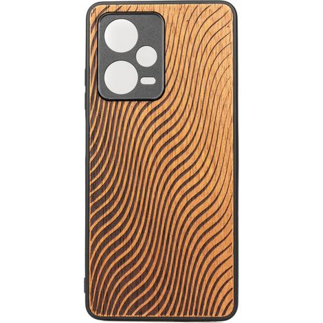 Bewood Redmi Note 12 5G Holzetui MERBAU WAVES (1/2)