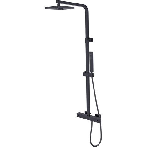 Modernes schwarzes Varium-Duschset mit Besco-Thermostat (1/3)