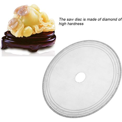 Disque de scie diamanté pour lapidaire, disque de coupe diamanté pour cristal (150200,5 mm) (1/3)