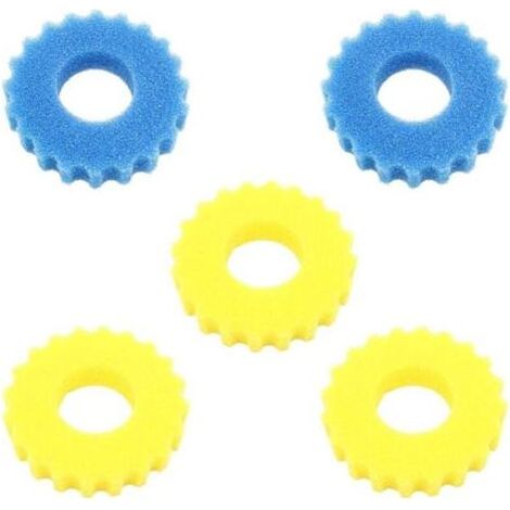 Paquet de 5 CPF/CPA-10000 Mousse pour filtre de bassin extérieur Compatible avec l'éponge de filtre de bassin SunSun Éponge de filtre à haute efficacité Mousse de filtre de bassin facilement remplaçab (1/5)