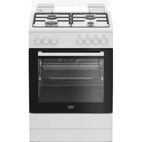 Beko FBE62011WC four et cuisinière A Electrique Gaz Blanc (1/5)