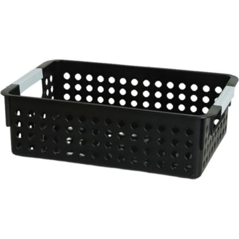 Plateaux de rangement noirs pour la classe, plateaux à papier pour la classe, paniers à livres de bibliothèque, tiroirs, bureau (1/5)