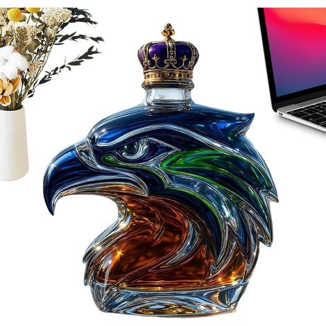 Carafe Bouteille de Vin en Forme d'- Contenant Vide pour Collection Personnelle Décoration Maison (1/5)