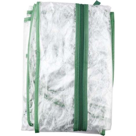 Housse de rechange pour serre à 3 couches, en plastique transparent, pour mini serre, pour cadre extérieur, accessoires de jardin (sans cadre) (1/5)