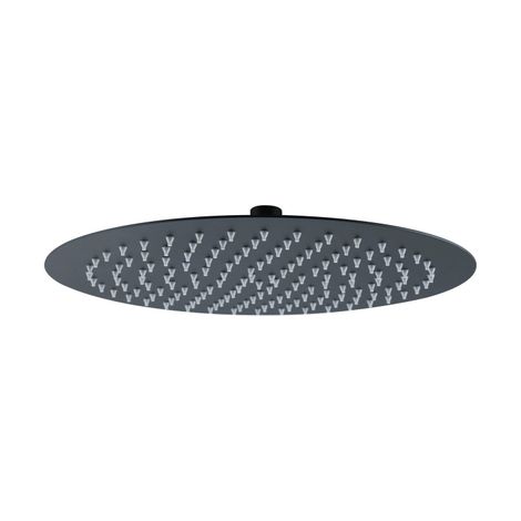 FugaFlow Efficiente Sobrado Pomme de douche 30cm Noir mat (1/4)