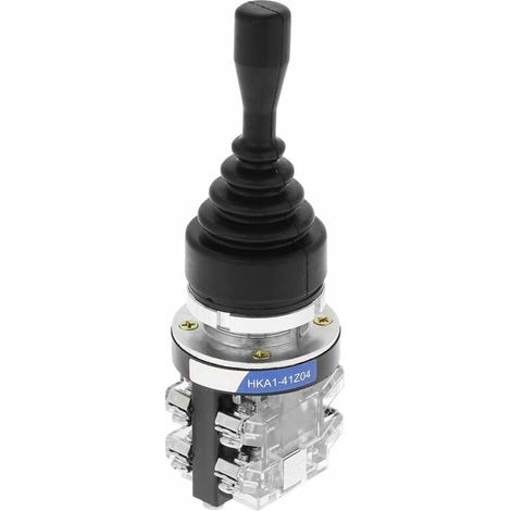 Interrupteur à joystick momentané 4 positions 4NO – Tension 220V/380V – Courant 5A/10A – Résistant à l'eau et à l'huile - HKAI-41Z04